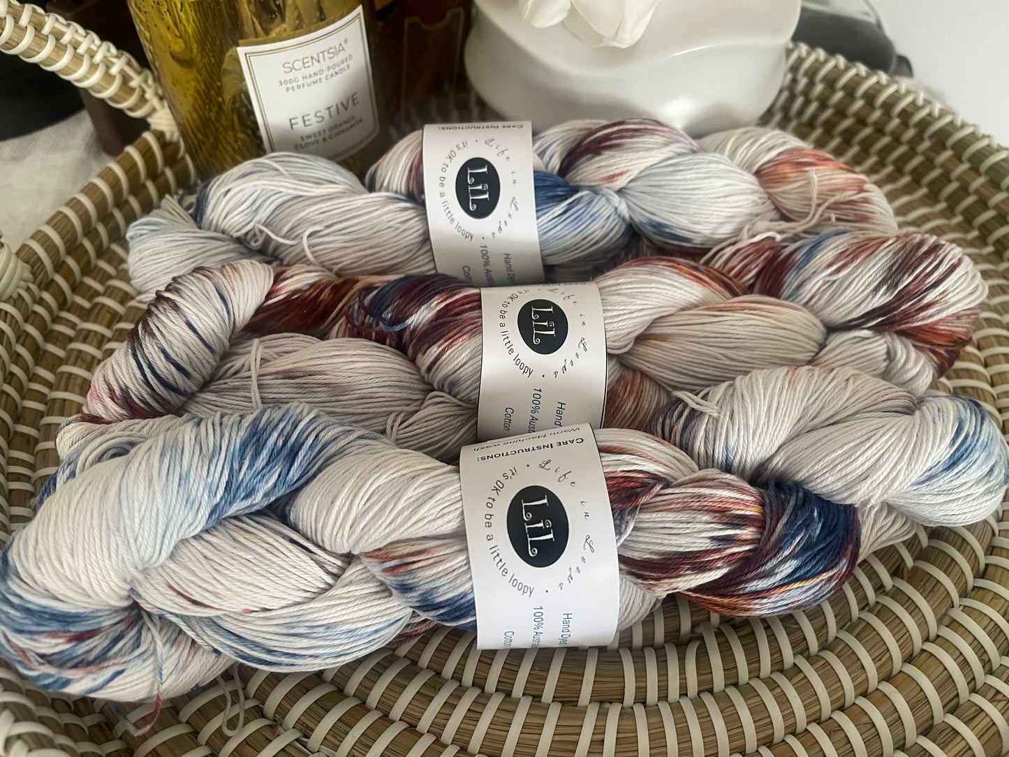 2025 Colour of the Month - Hand Dyed Cotton Yarn