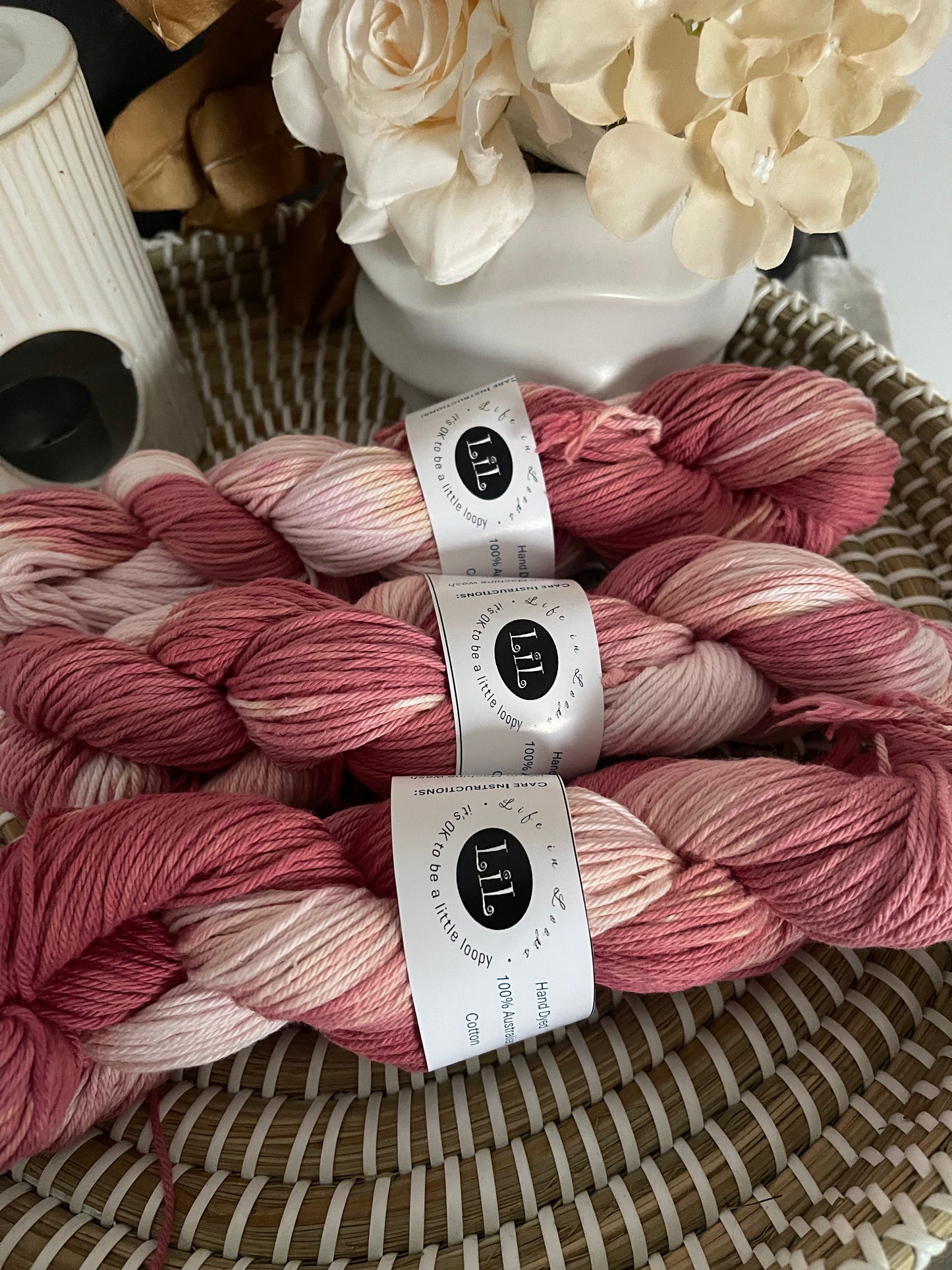 Hand Dyed Cotton Yarn - 100g Mix & Match