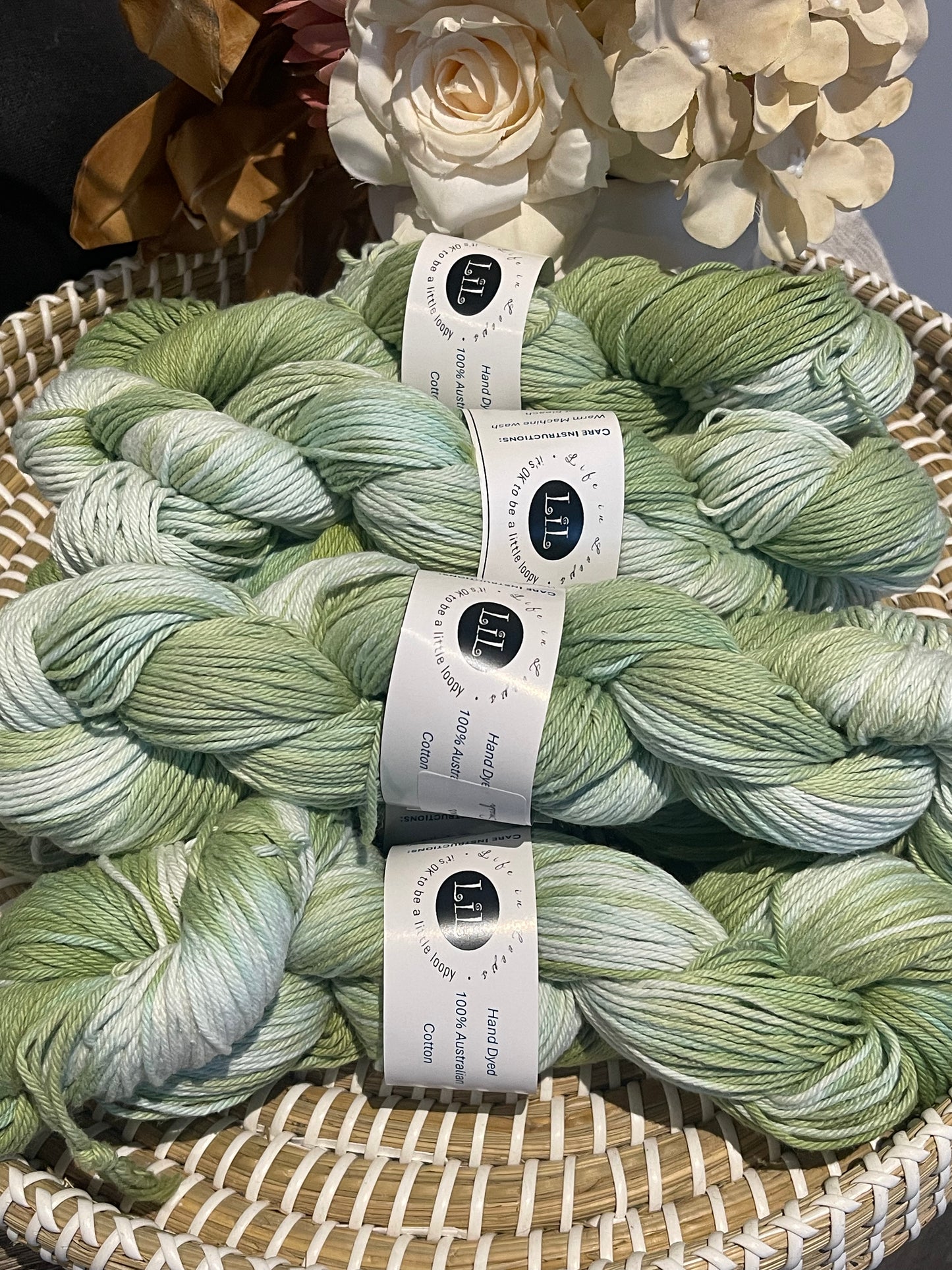 Hand Dyed Cotton Yarn - 100g Mix & Match