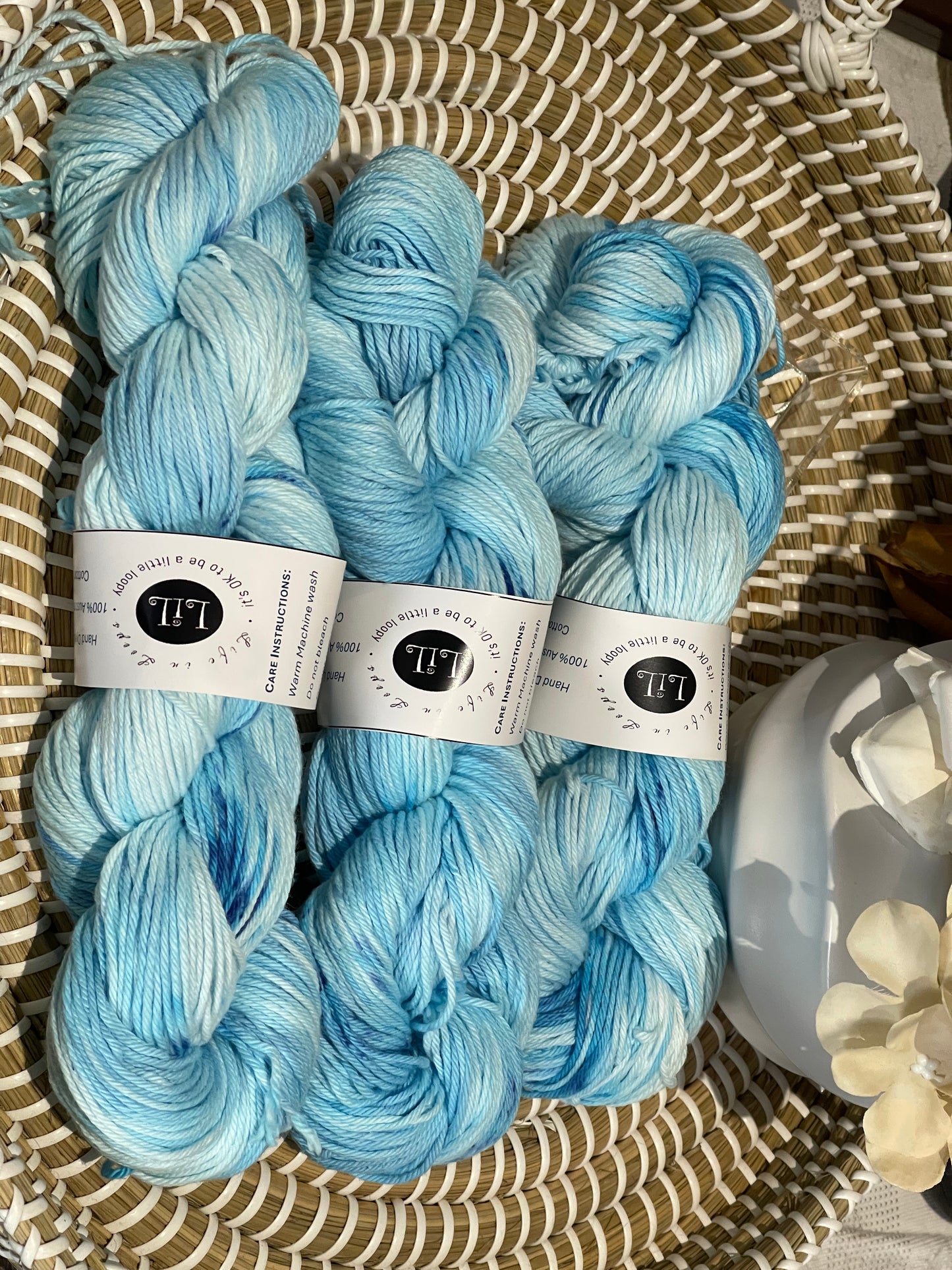 2025 Colour of the Month - Hand Dyed Cotton Yarn