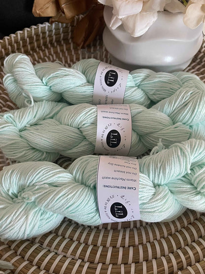 Australian Hand-Dyed Cotton Yarn - 100g Semi Tonal