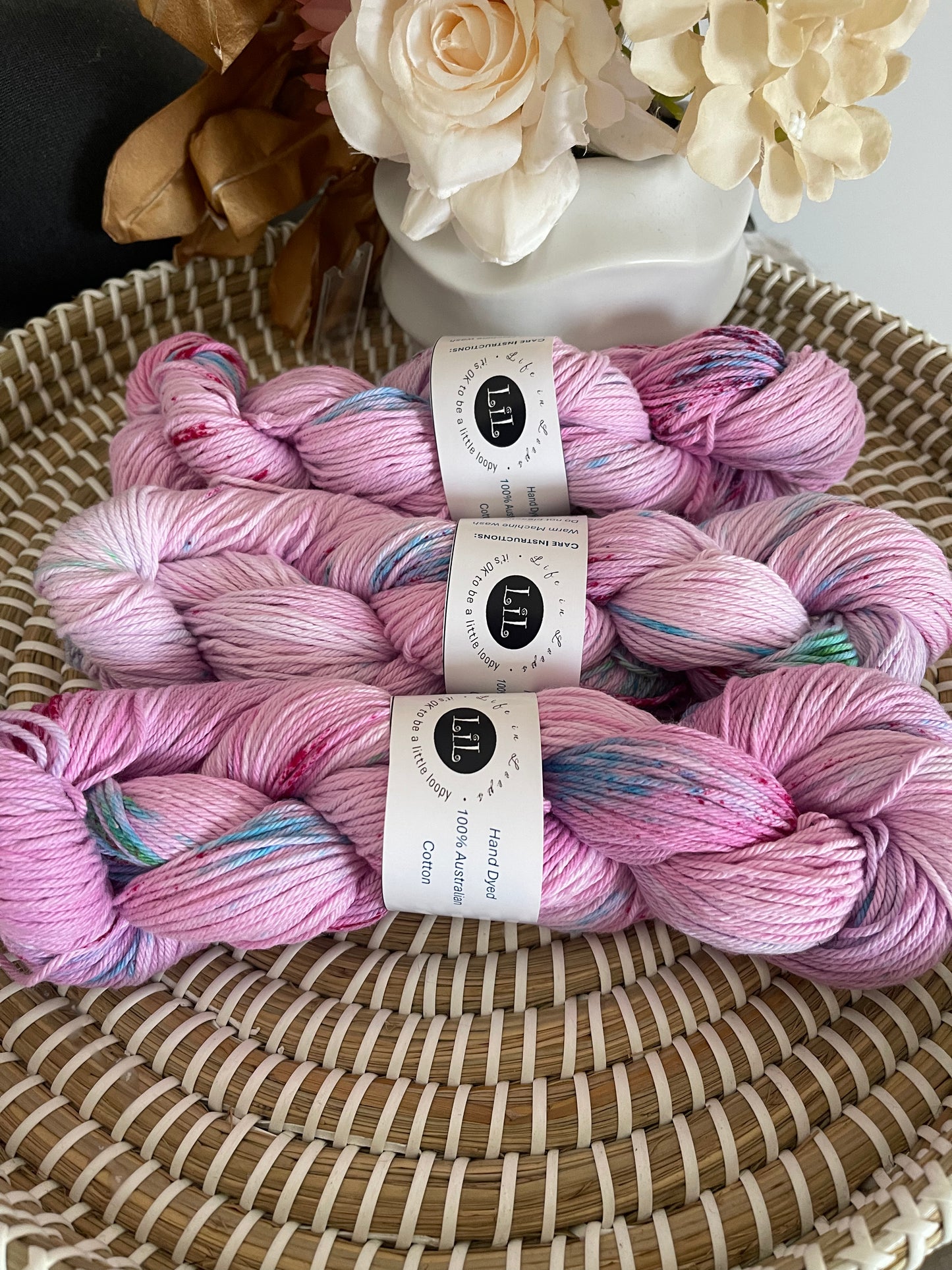 Hand Dyed Cotton Yarn - 100g Mix & Match