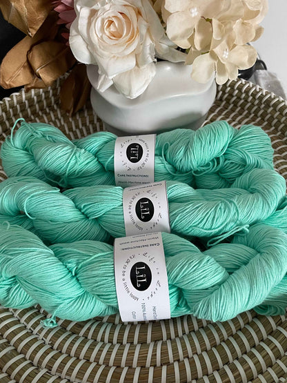 Australian Hand-Dyed Cotton Yarn - 100g Semi Tonal