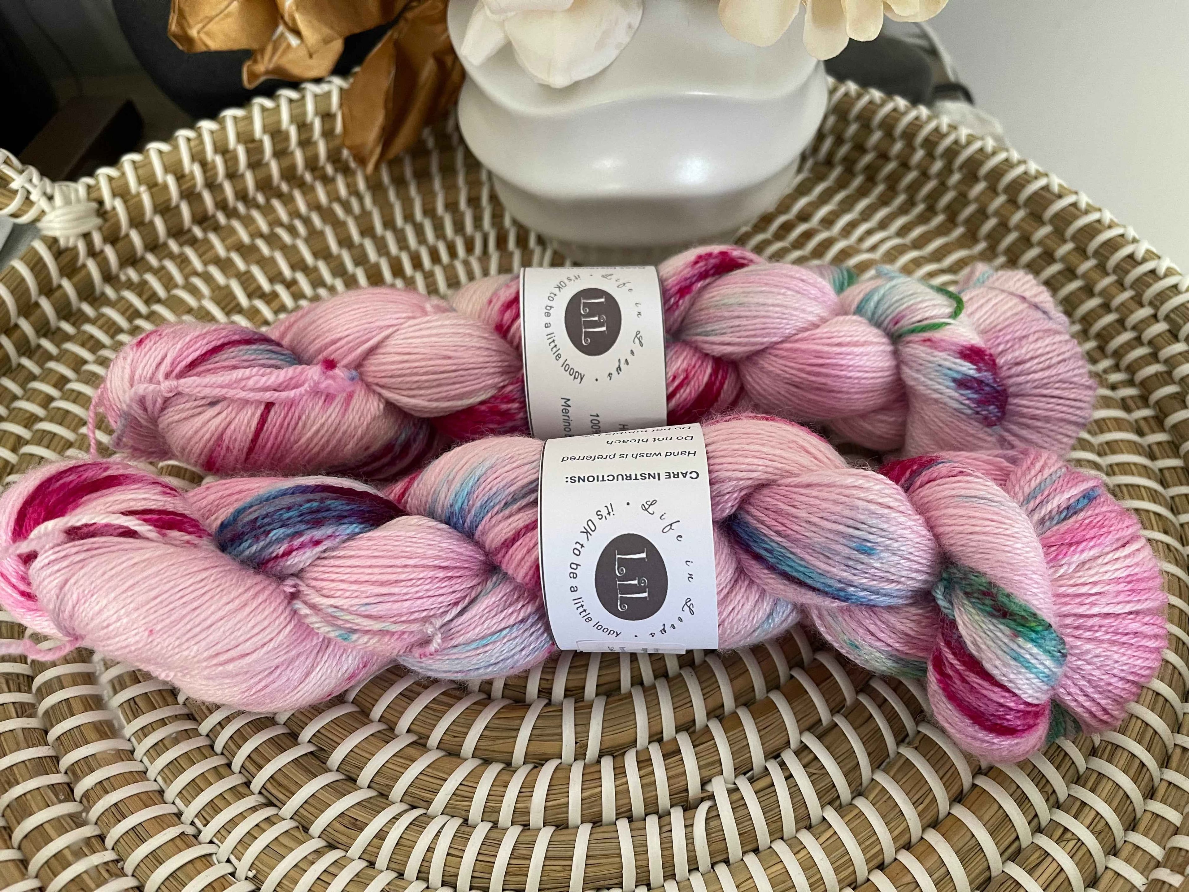 Hand Dyed Merino/Bamboo Blend