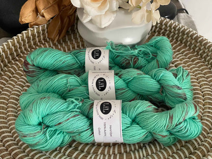 Hand Dyed Cotton Variegated Yarns 100g for Knitting and Crocheting Projects