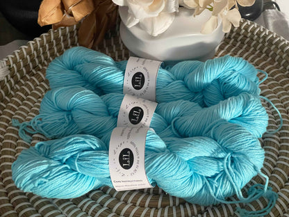 Australian Hand-Dyed Cotton Yarn - 100g Semi Tonal