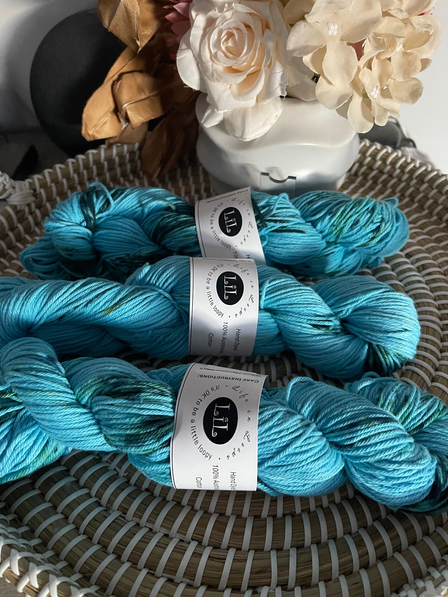 Hand Dyed Cotton Yarn - 100g Mix & Match