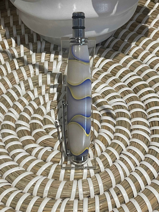 Lavender Wave Acrylic O-Ring Interchangeable Crochet Hook Handle