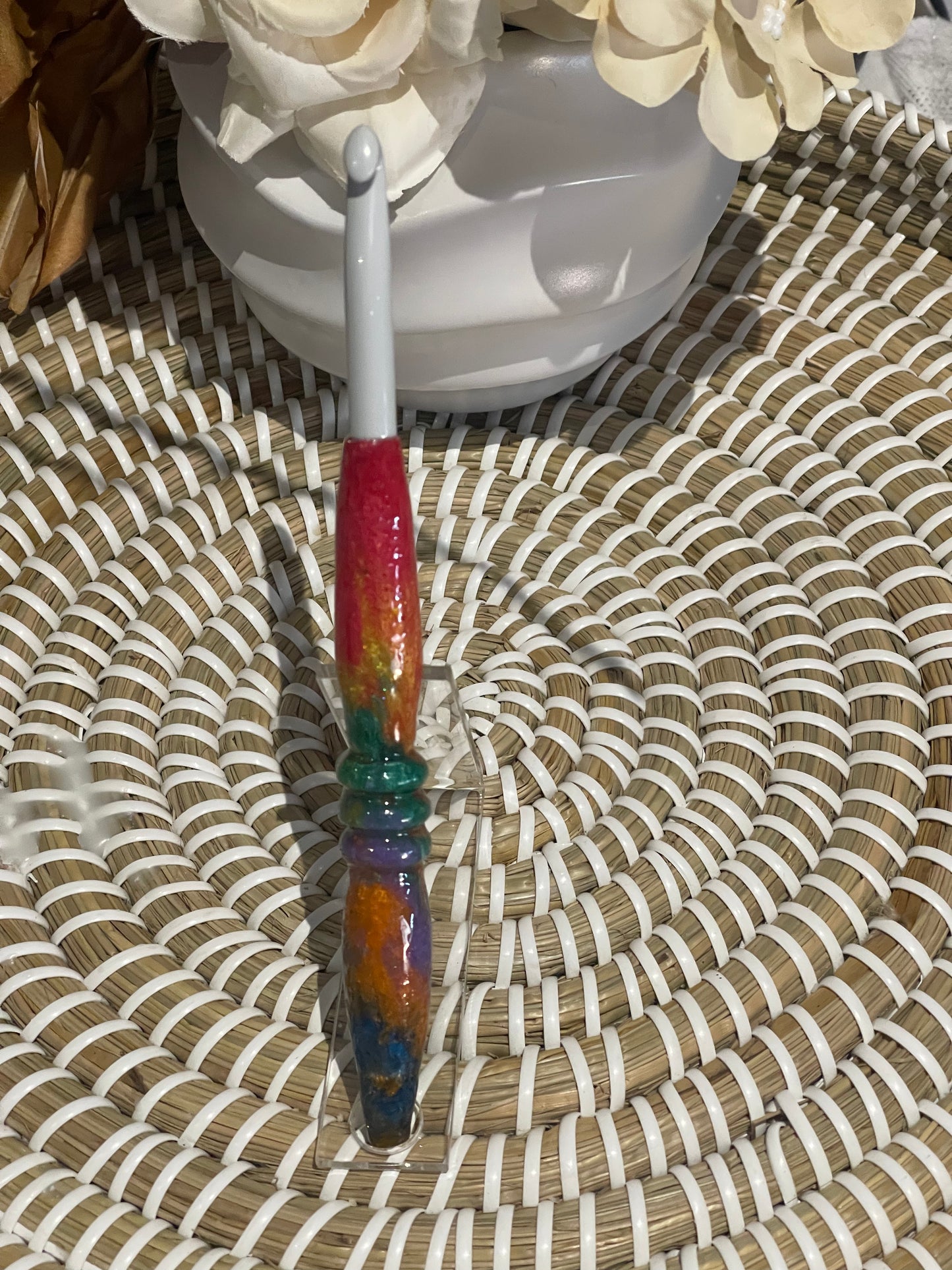 Larger Resin Handled Crochet Hooks (6.5mm - 8mm)