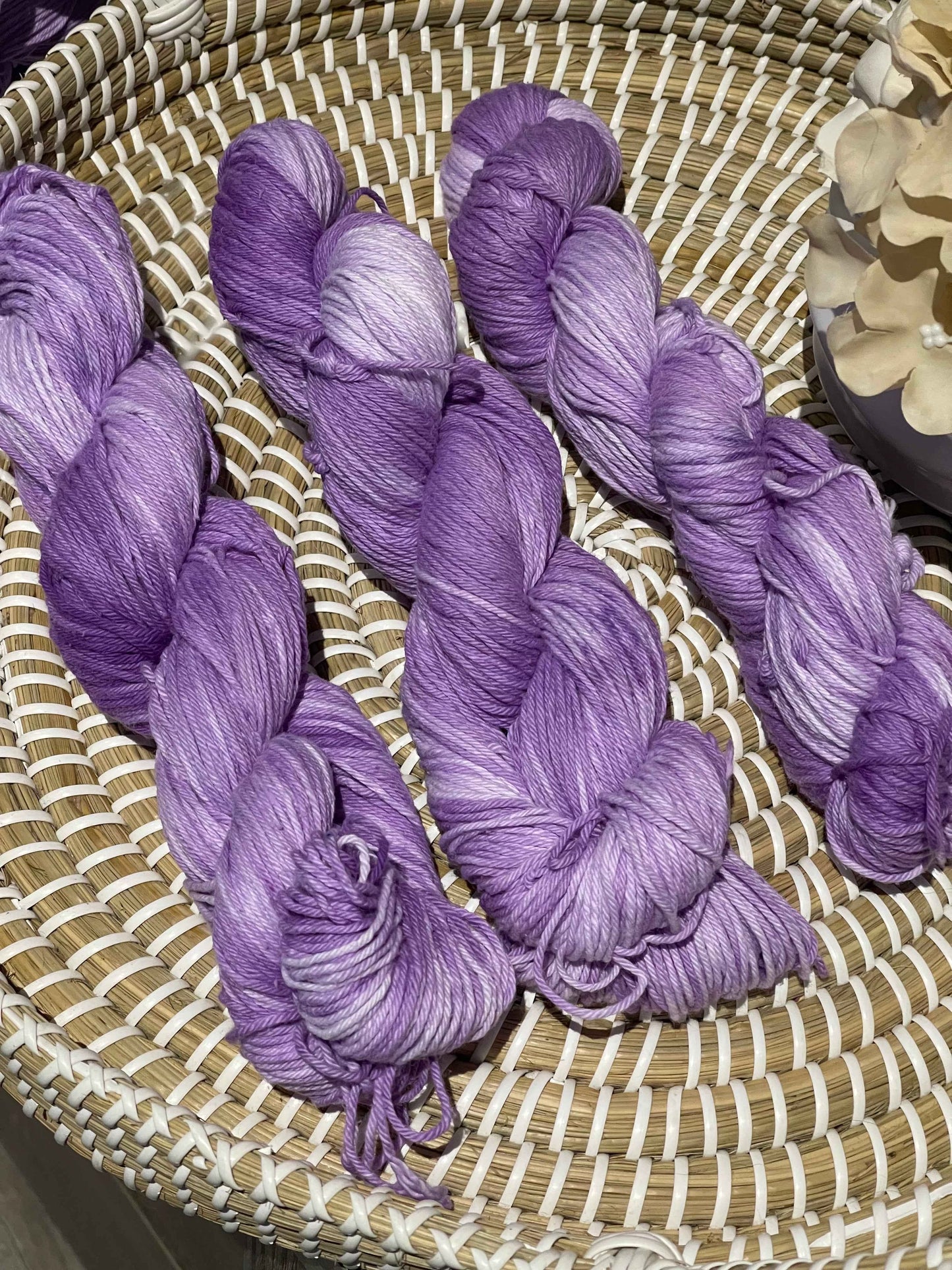 2025 Colour of the Month - Hand Dyed Cotton Yarn