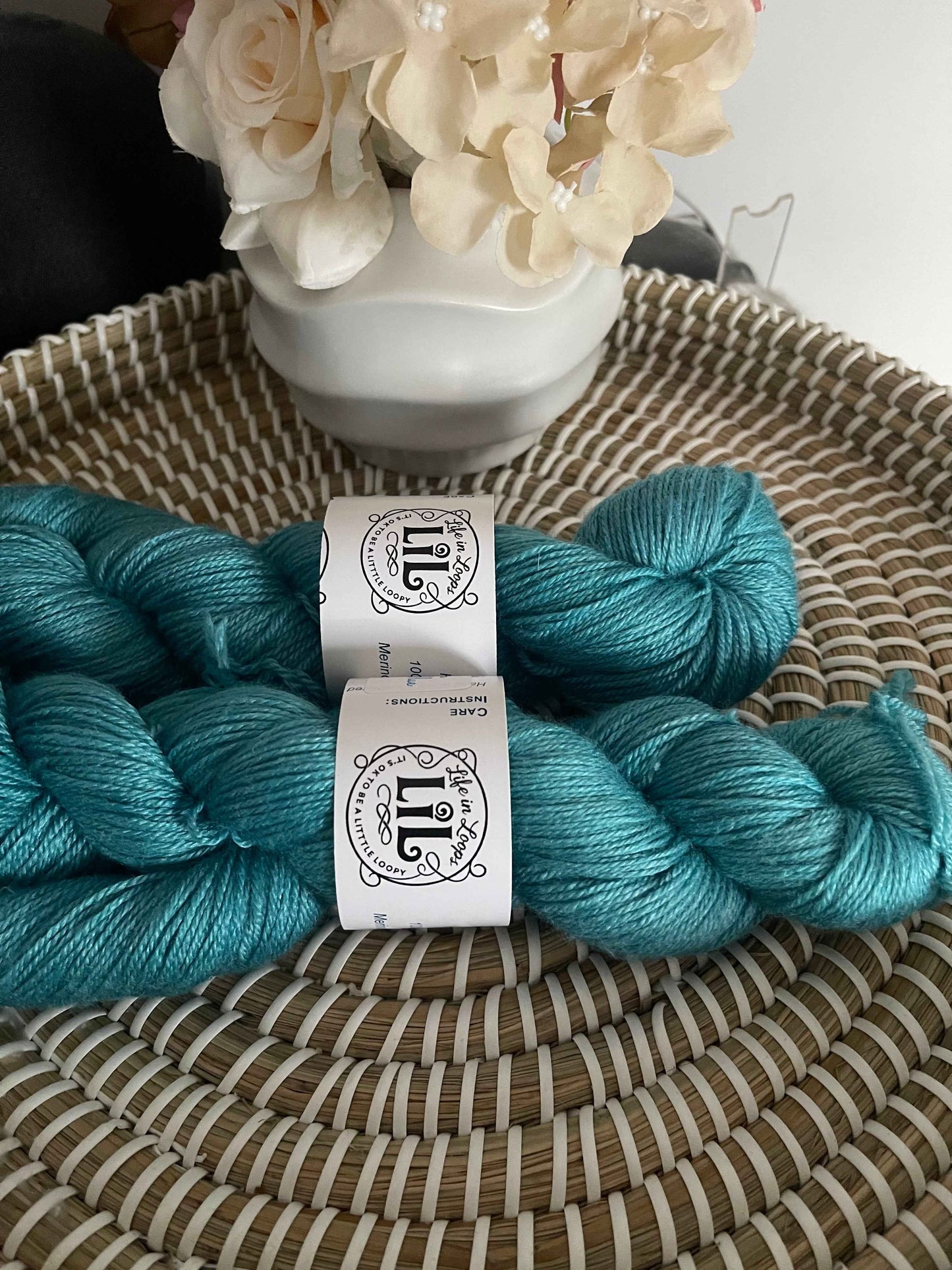 Hand Dyed Merino/Bamboo Blend