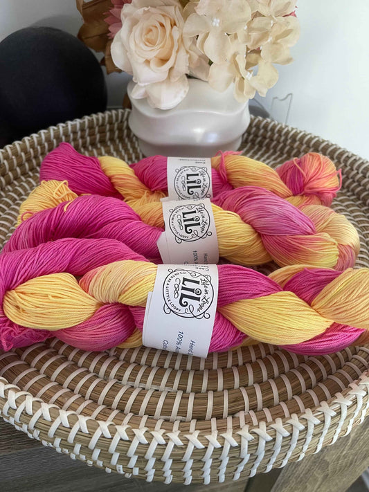 Frangipani – Hand-Dyed Yarn 🌺