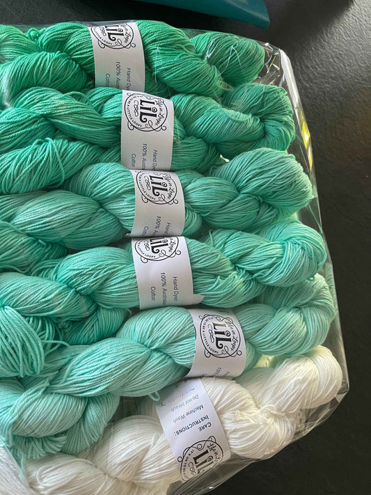 2025 Spring Limited Edition Mint Fade Pack – 6 Skeins of Natural Inspiration