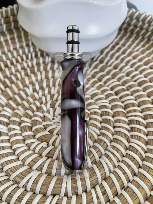 Smoky Mulberry Acrylic O-Ring Interchangeable Crochet Hook Handle