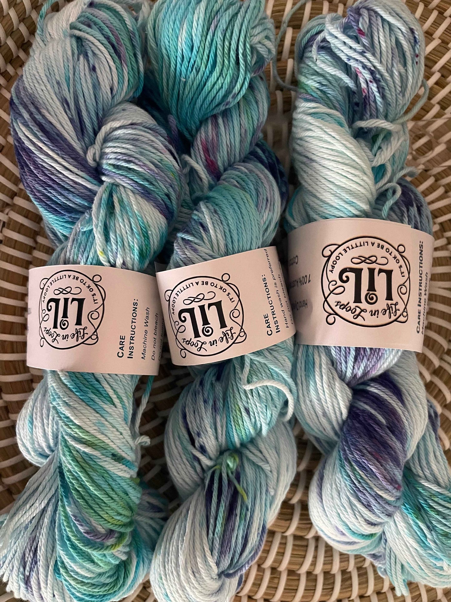 2025 Colour of the Month - Hand Dyed Cotton Yarn