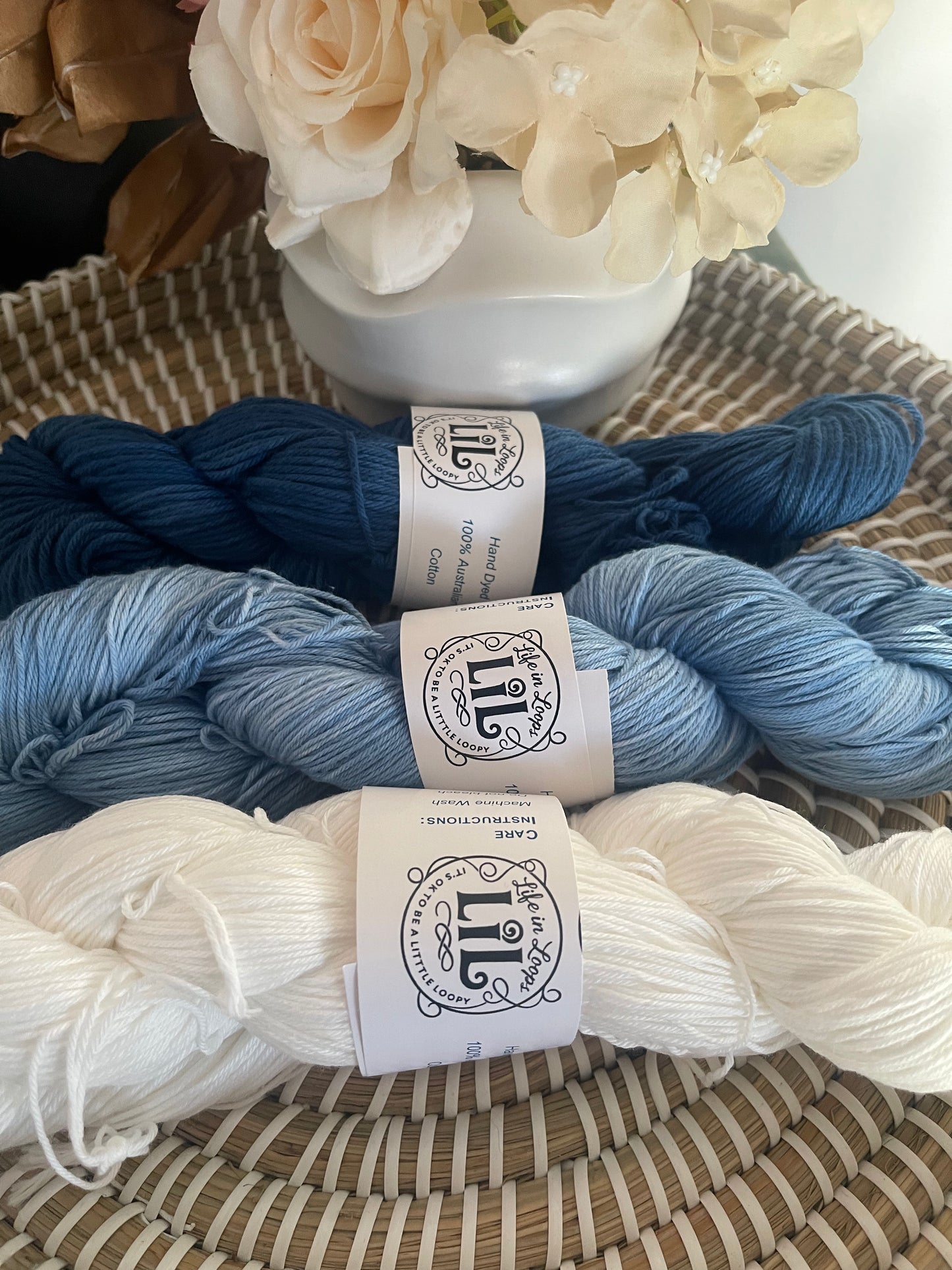 Australian Hand-Dyed Cotton Yarn Boxes - Ombré