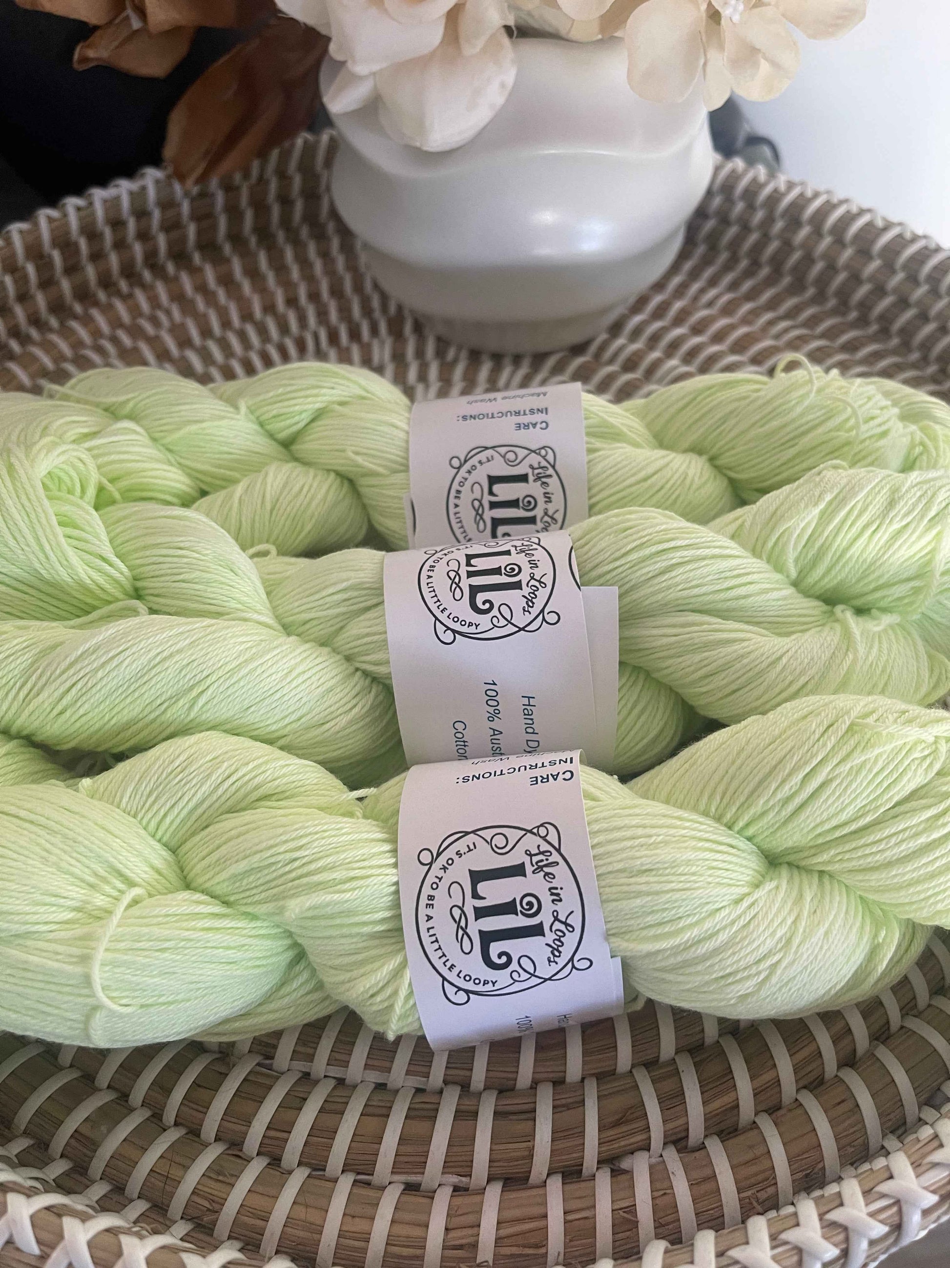 Lime Jelly - 100g (4 ply & 8 ply Cotton)