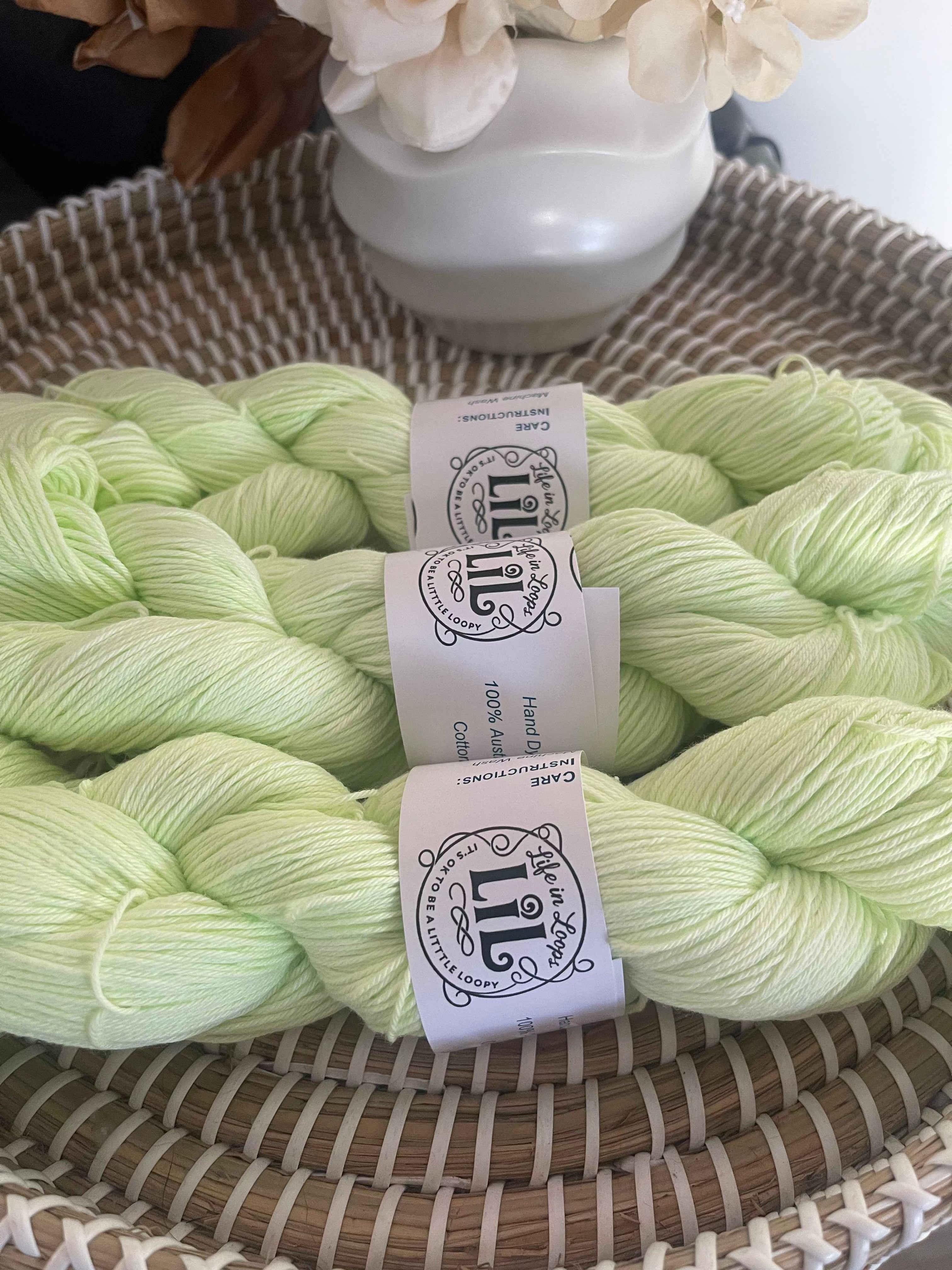 Lime Jelly - 100g (4 ply & 8 ply Cotton)