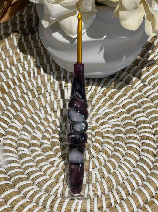 Purple Pearl Acrylic Crochet Hook – Armour Soft-Touch 4mm