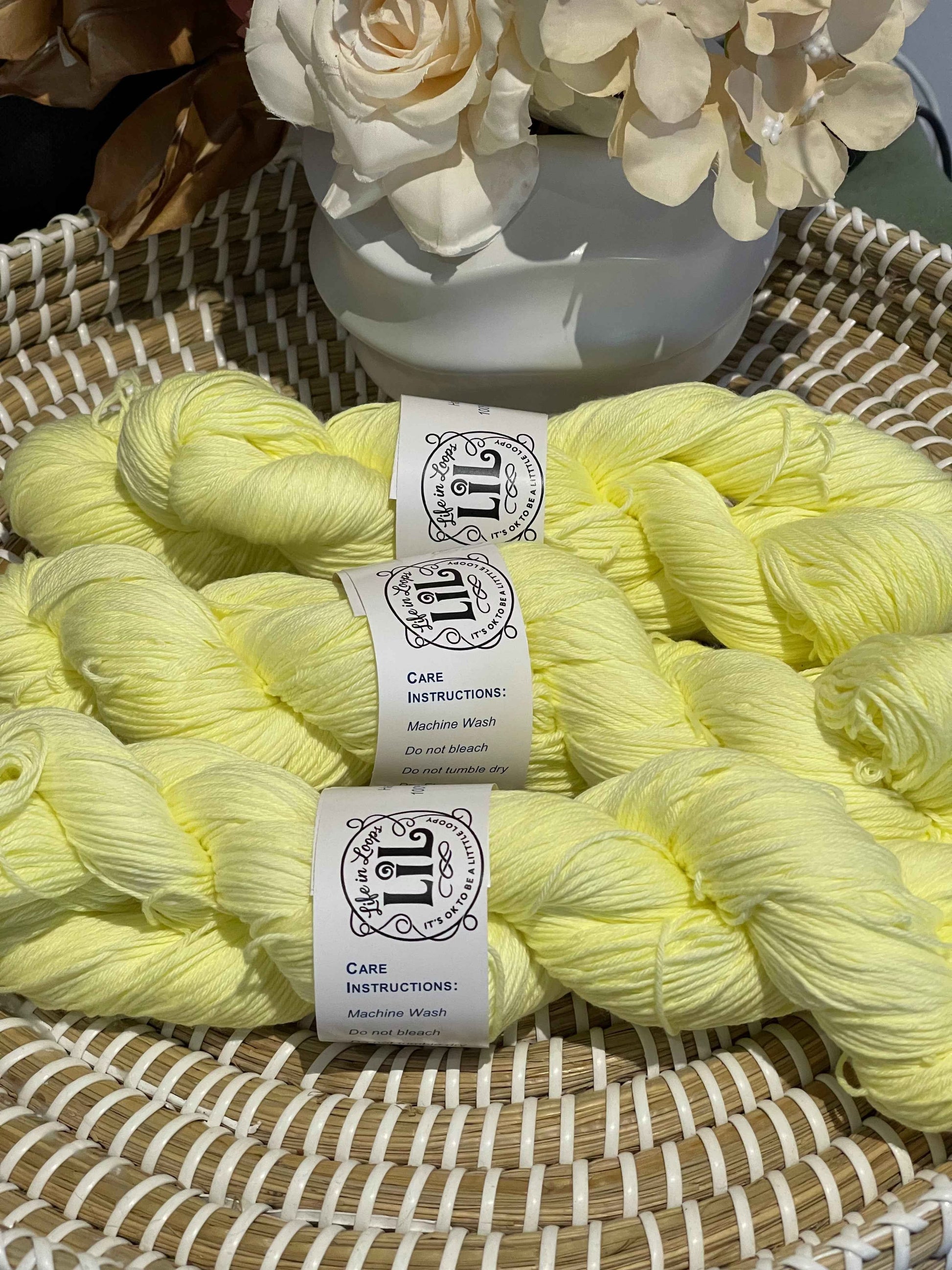 Lemon - 💛 100g (4 ply and 8 ply Cotton)