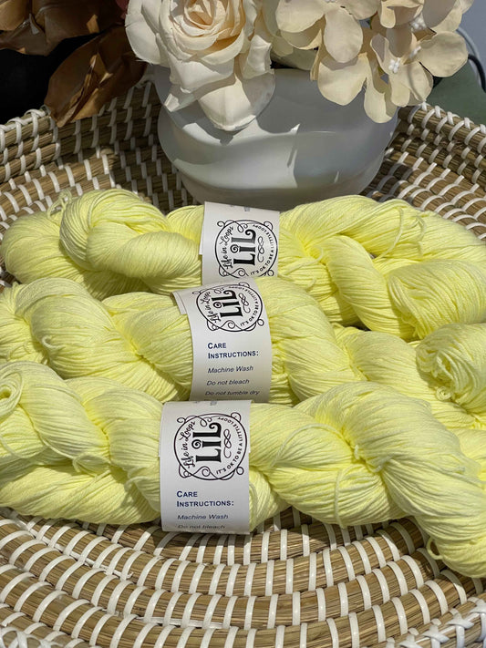Lemon - 💛 100g (4 ply and 8 ply Cotton)