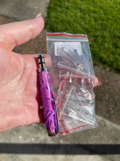 Purple Swirl Acrylic O-Ring Interchangeable Crochet Hook Set (Boxed) - Life in Loops