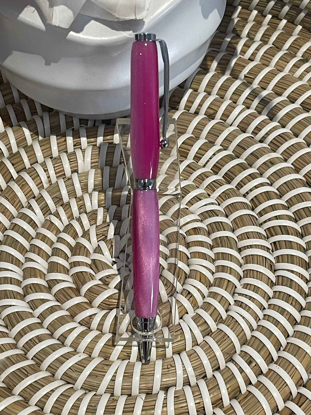Pink Frost Acrylic Pen