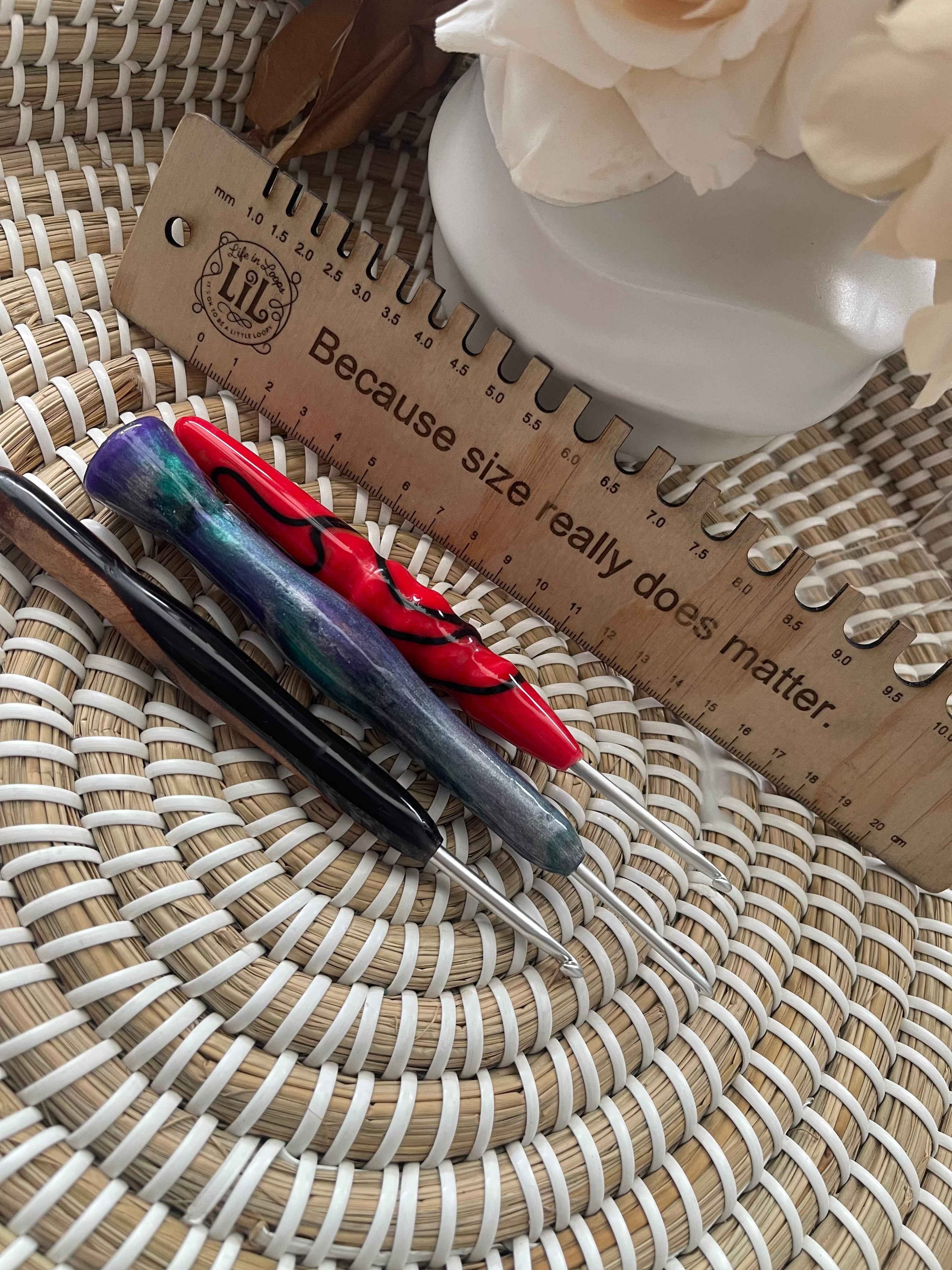 Custom Hook/Needle Size Gauge – Laser Cut ✨