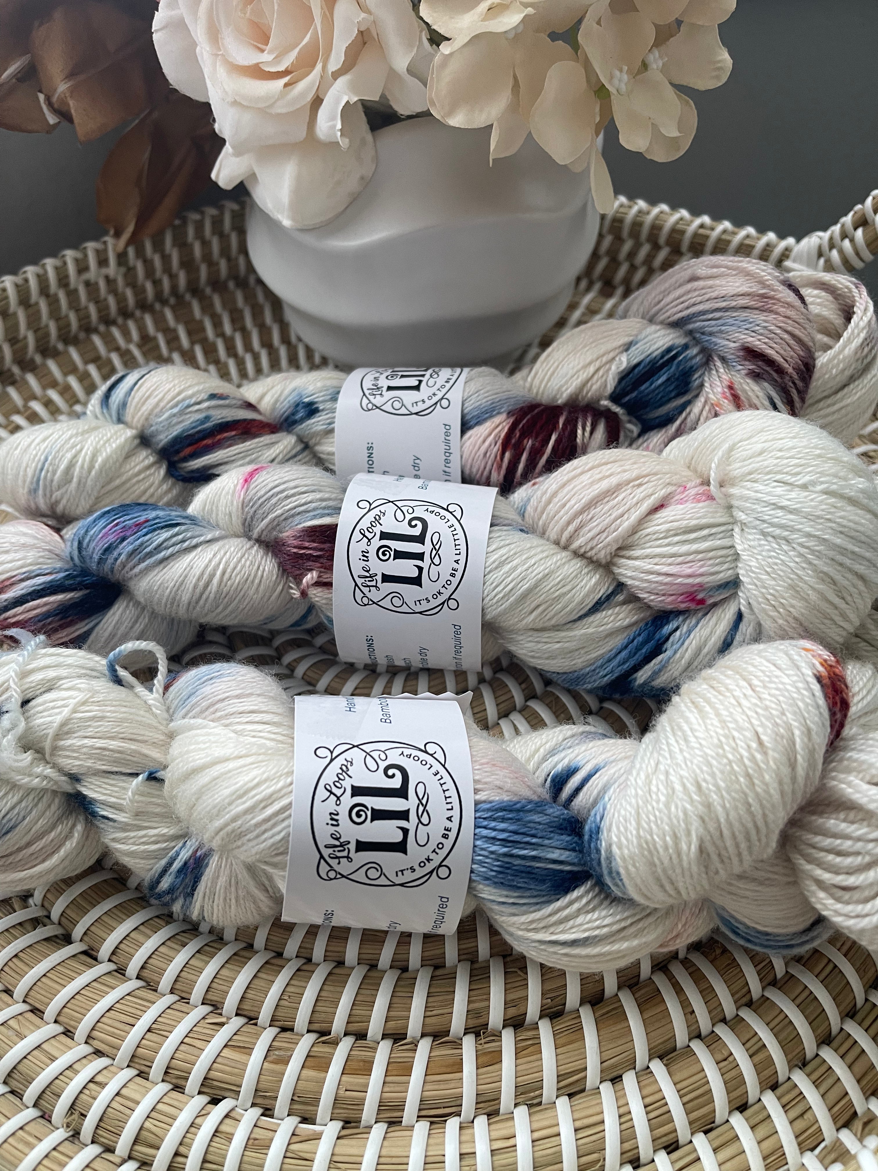 Chocolate and Navy Speckles 🤎💙