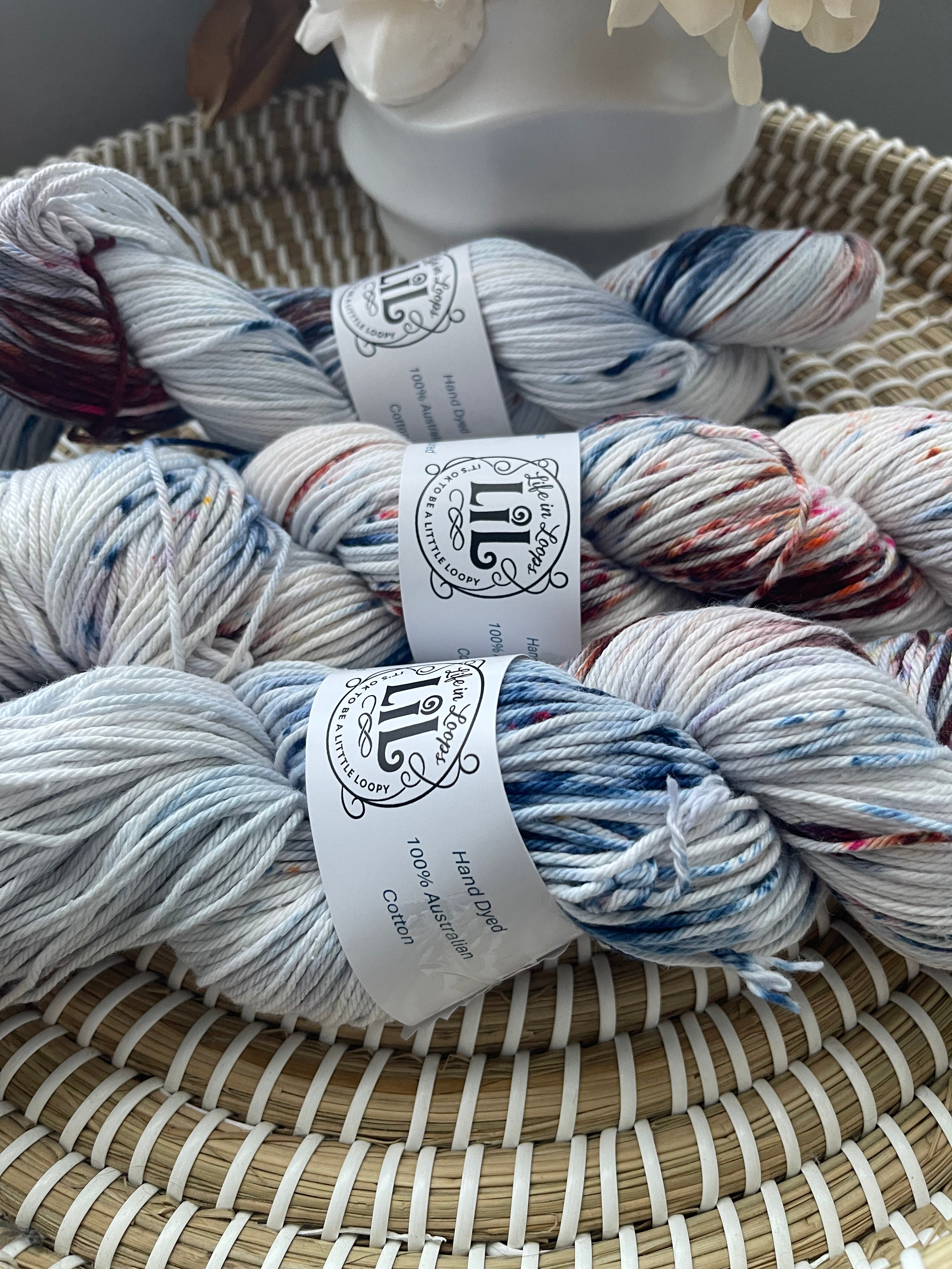 Chocolate and Navy Speckles 🤎💙