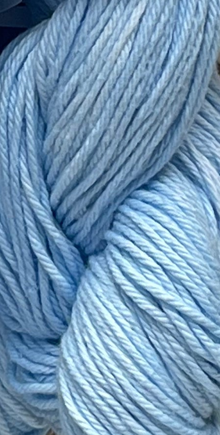 Baby Blue – 100g (4 Ply or 8 ply Cotton)