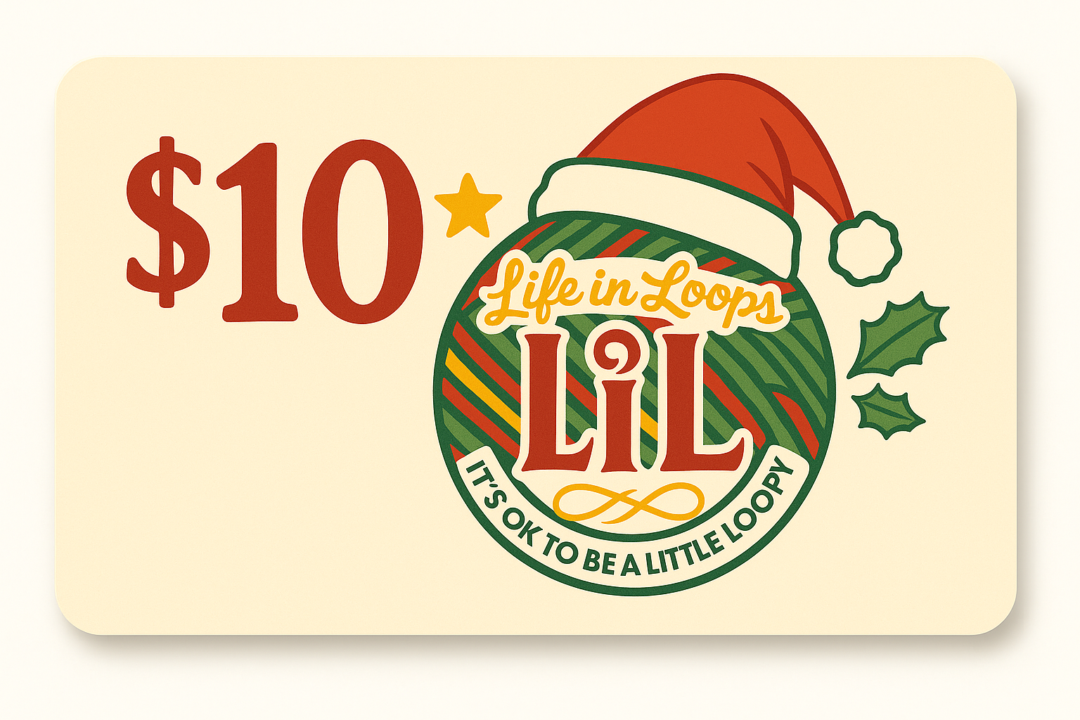 $10 Life in Loops Gift Card 🎁 - Life in Loops