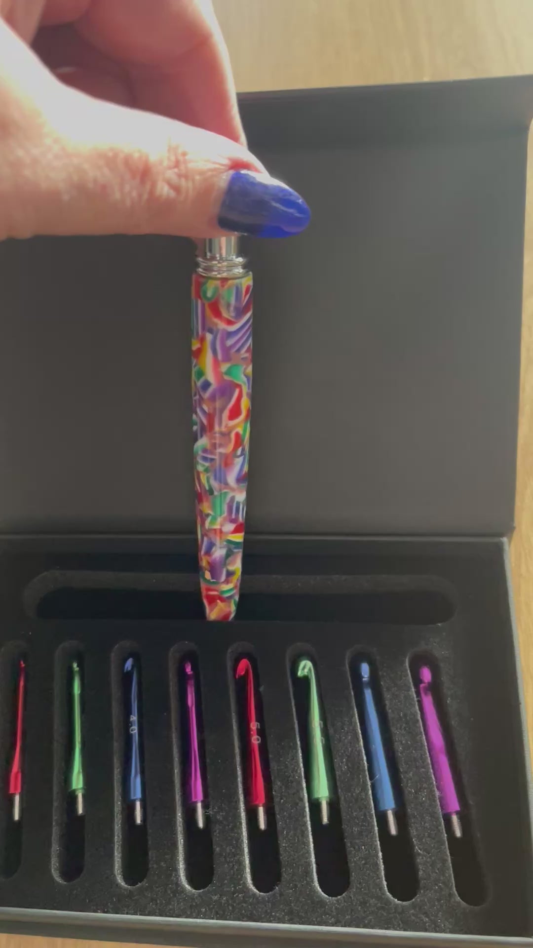 🍭 Sugar Rush – Interchangeable Crochet Hook Set
