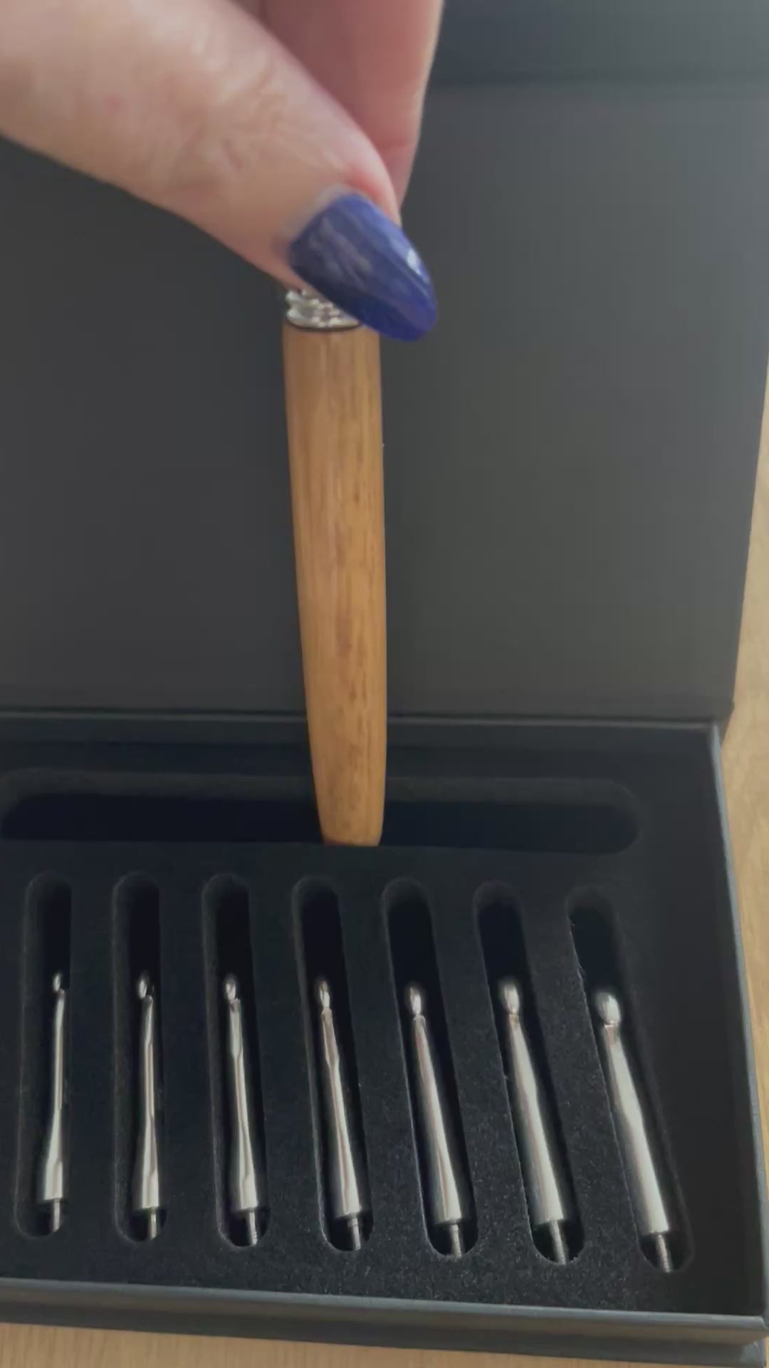🌿 Spotted Gum – Interchangeable Crochet Hook Set