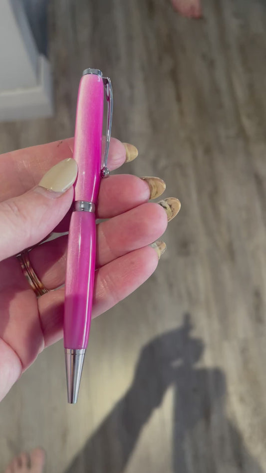 Pink Frost Acrylic Pen