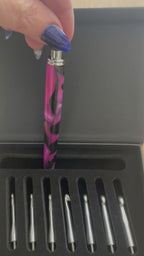 🐯💜 Purple Tiger – Interchangeable Crochet Hook Set
