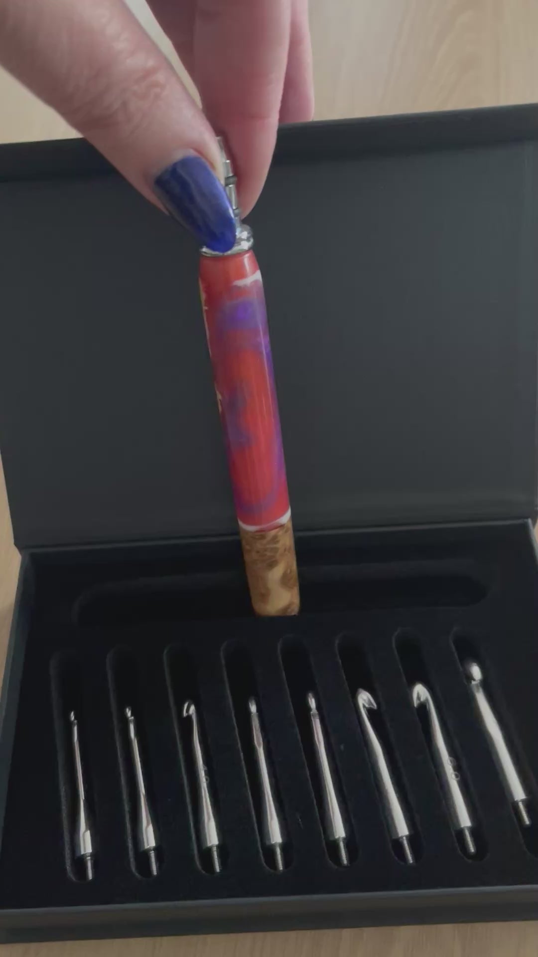 Pink Mixed Media – Interchangeable Crochet Hook Set