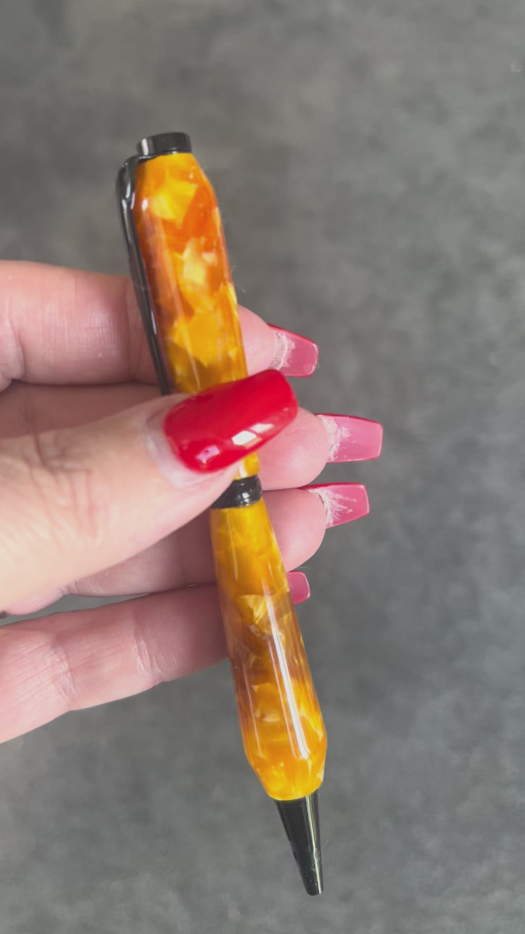 Honey Glow Acrylic Pen 🍯✨